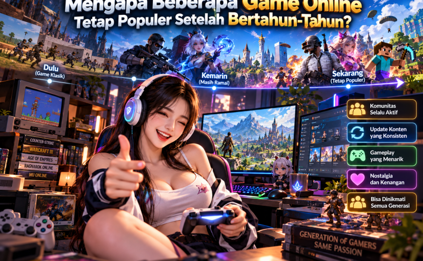 Mengapa Beberapa Game Online Tetap Populer Setelah Bertahun-Tahun?